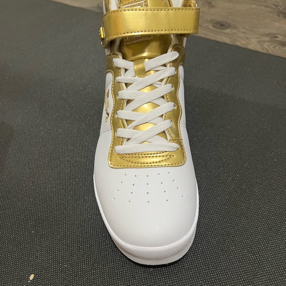 High top Fila white and gold - Picture 2 of 3